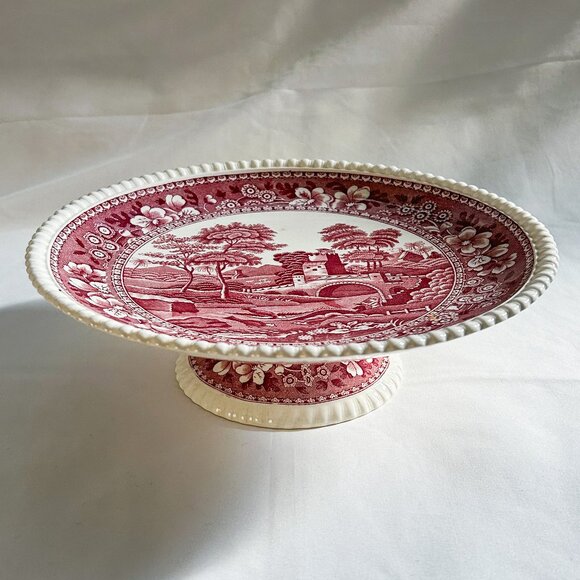 Copeland Spode Tower Vintage China Cake Stand, Rare - Picture 1 of 8